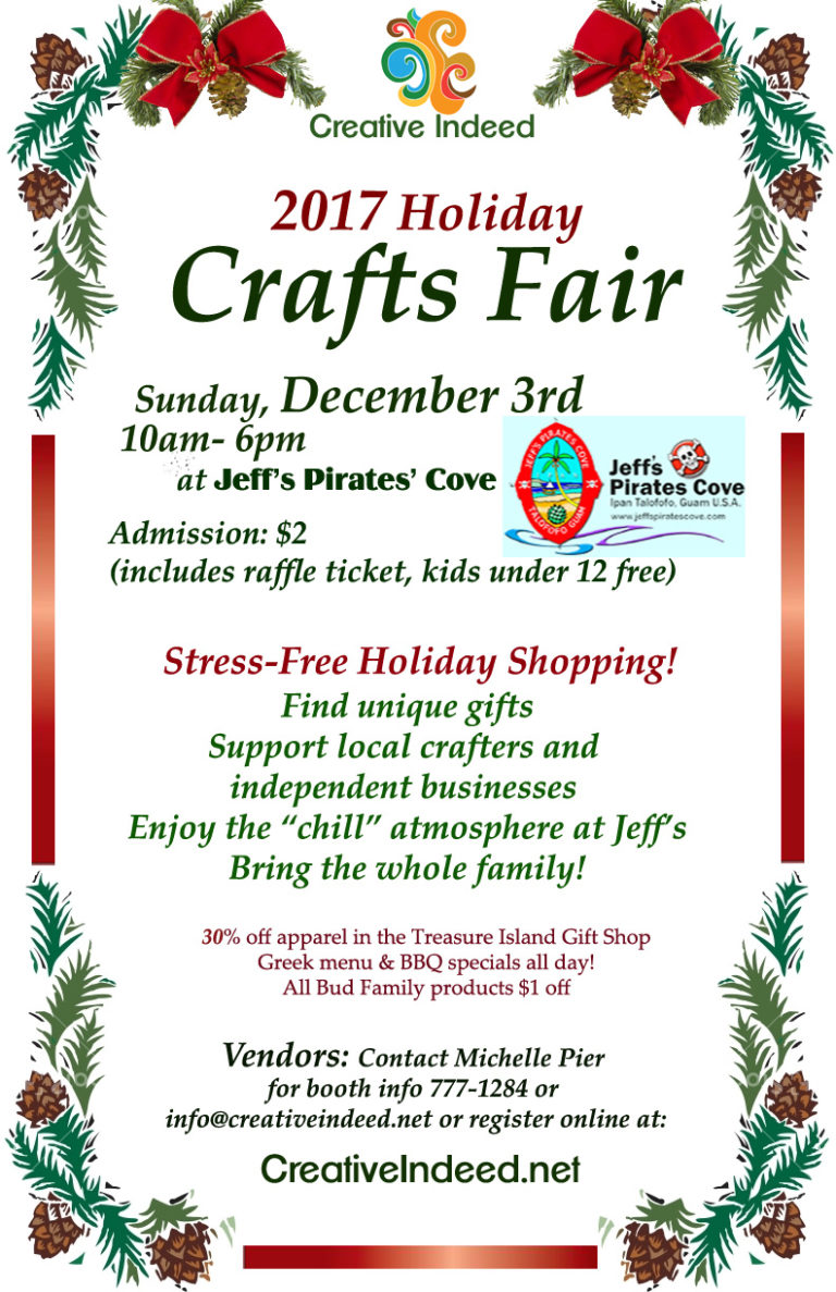 2017 Annual Holiday Craft Fair at Jeff’s Pirates Cove