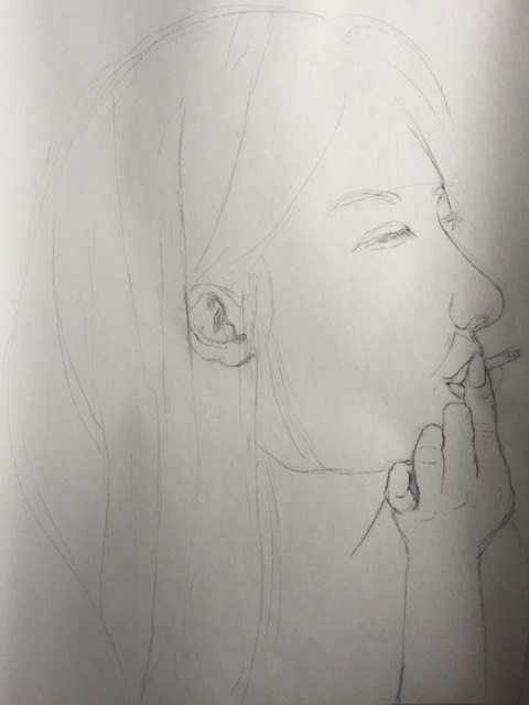 Smoking Sketch