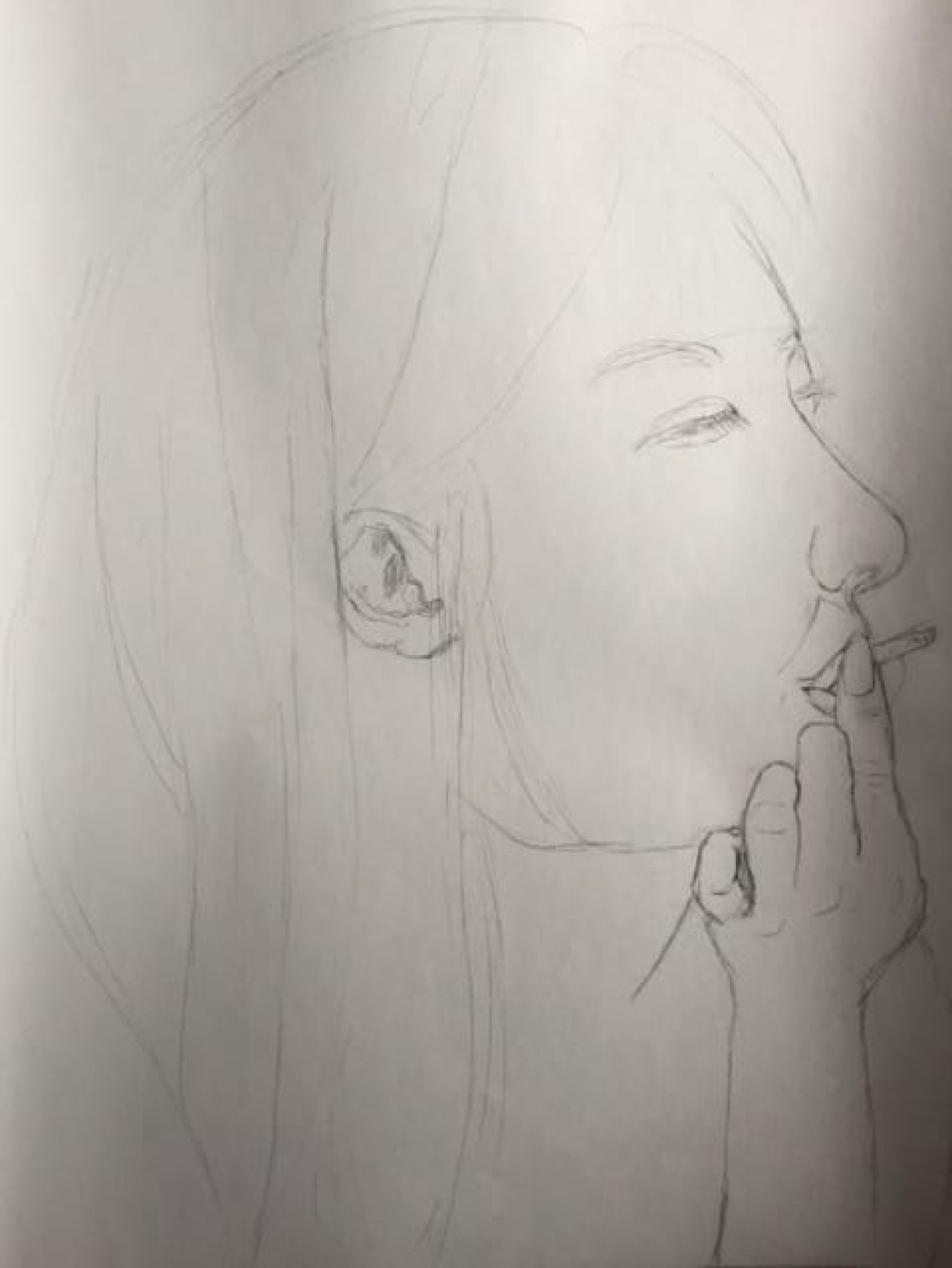 Smoking Sketch