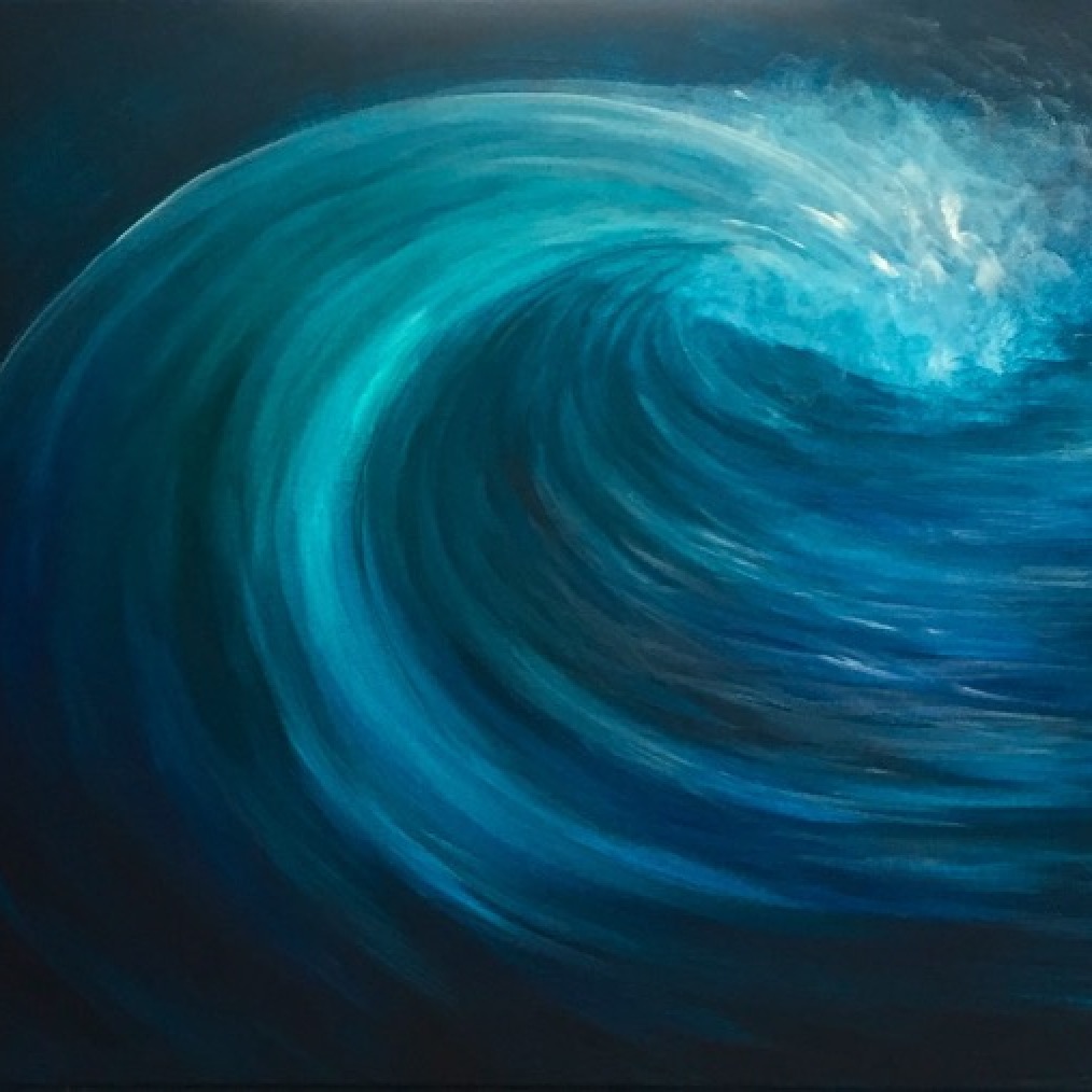 Deep Blue Wave Tube