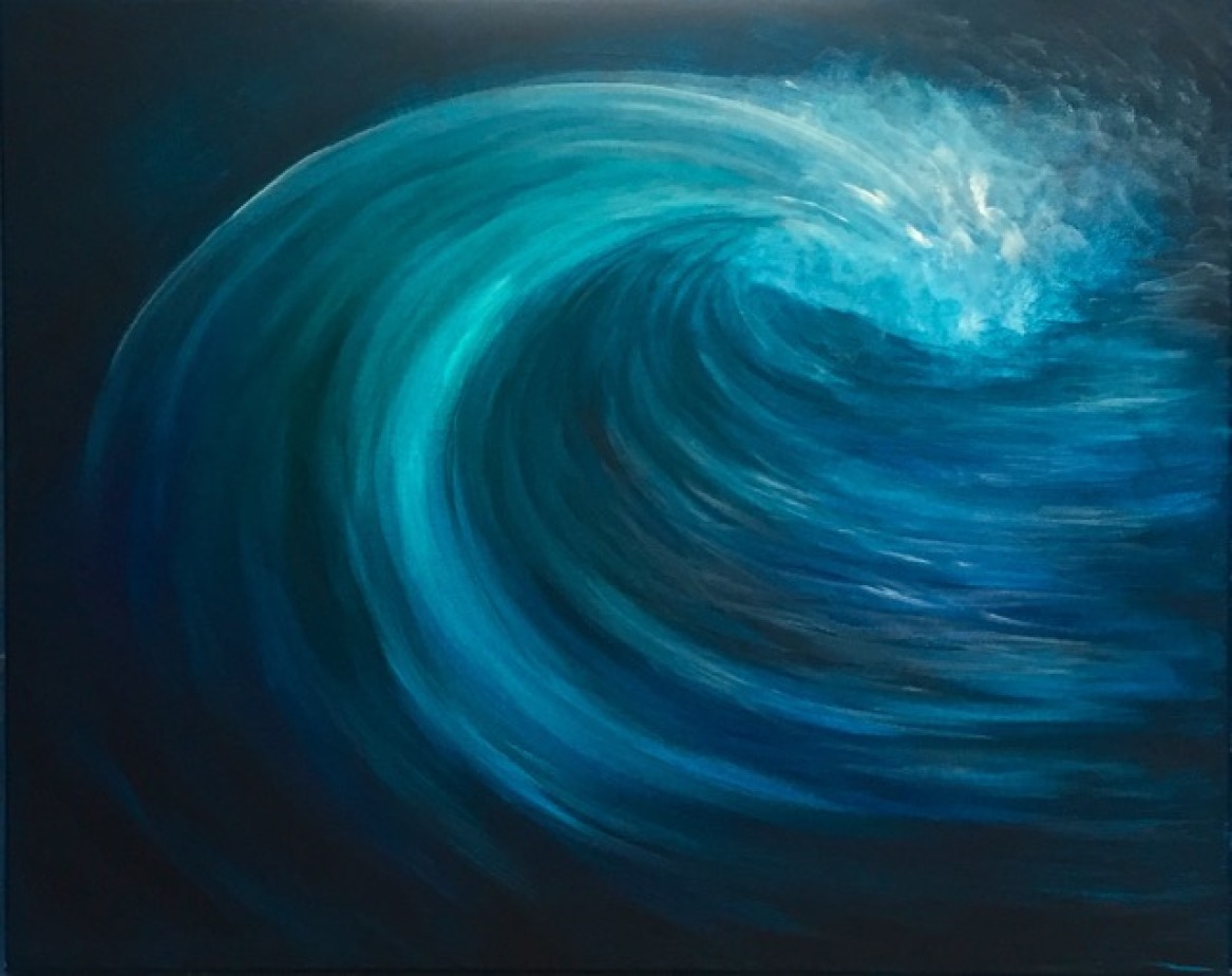 Deep Blue Wave Tube