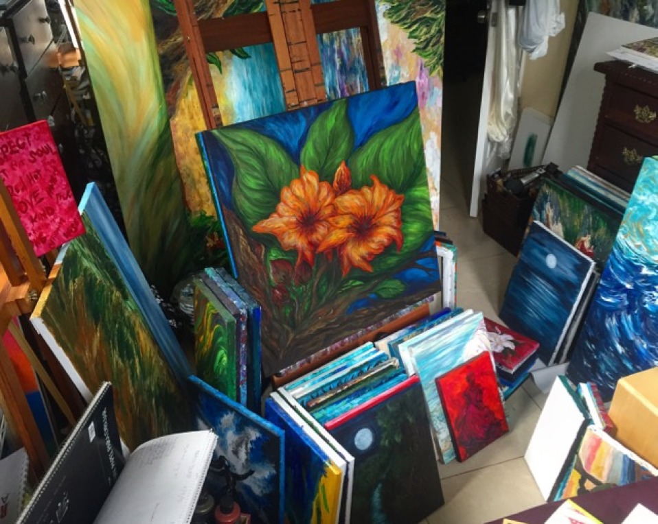 New Art Stuffs on the Easel & in the Sketchbook