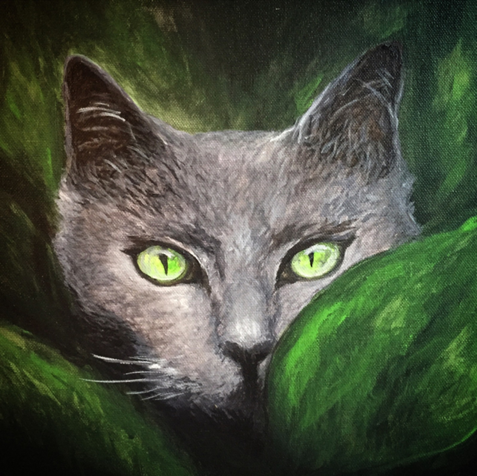 Jungle Eyes Cat Commission