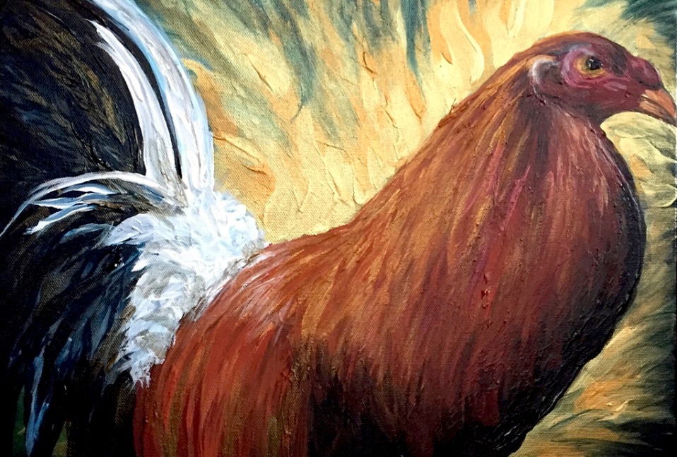 Maga’lahi Rooster Commission Painting