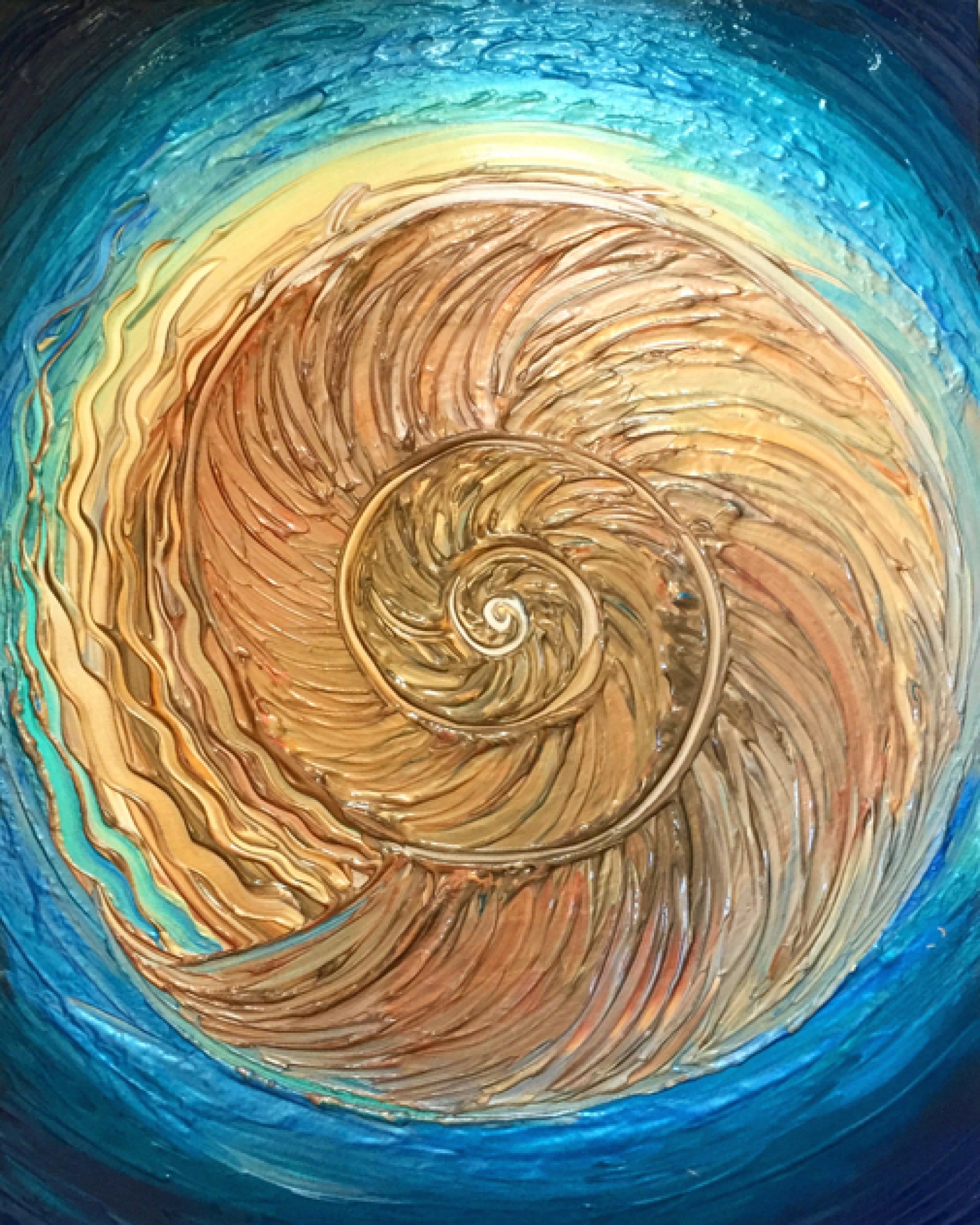 Golden Nautilus- SOLD