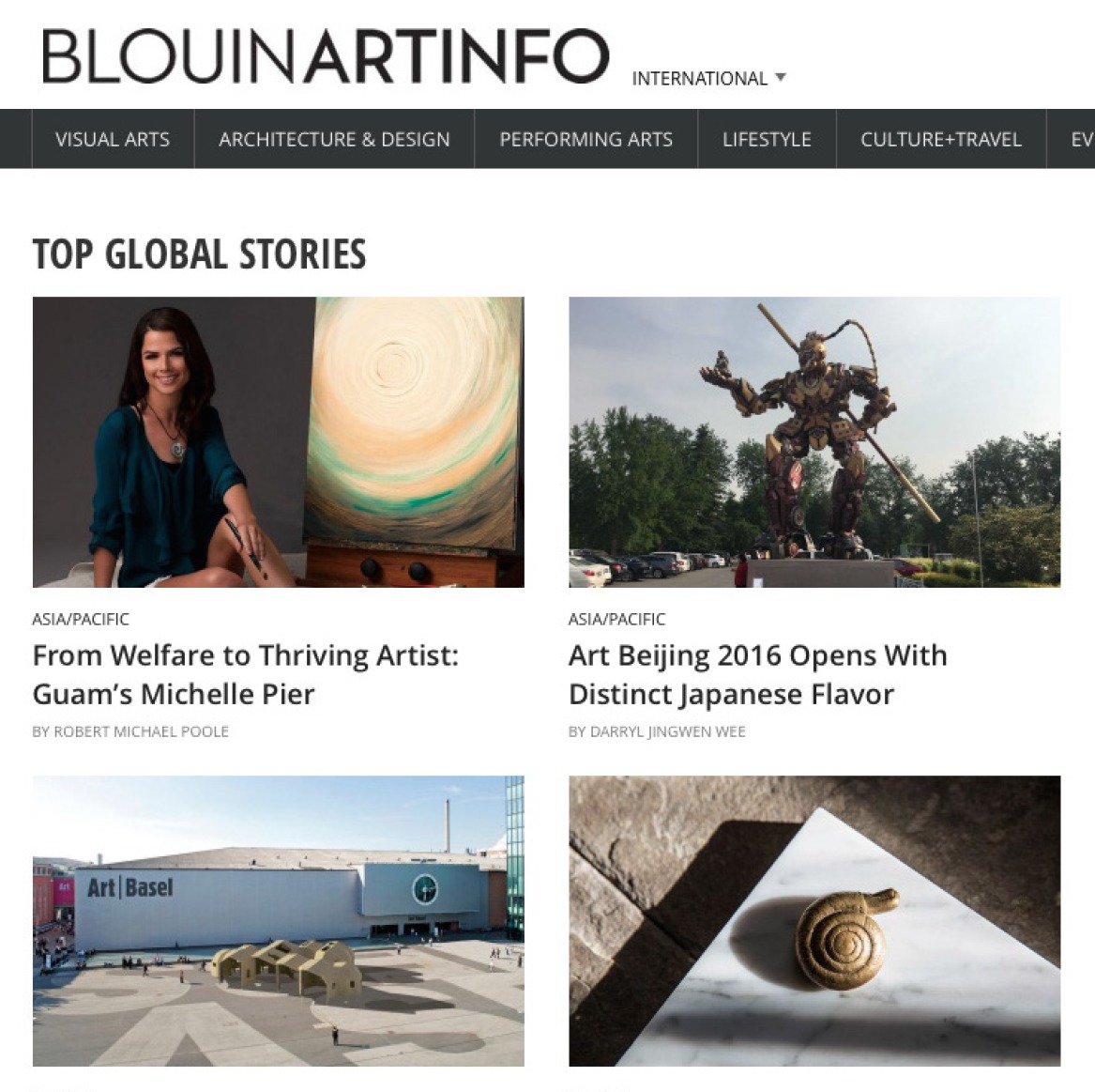 Blouin ArtInfo Feature