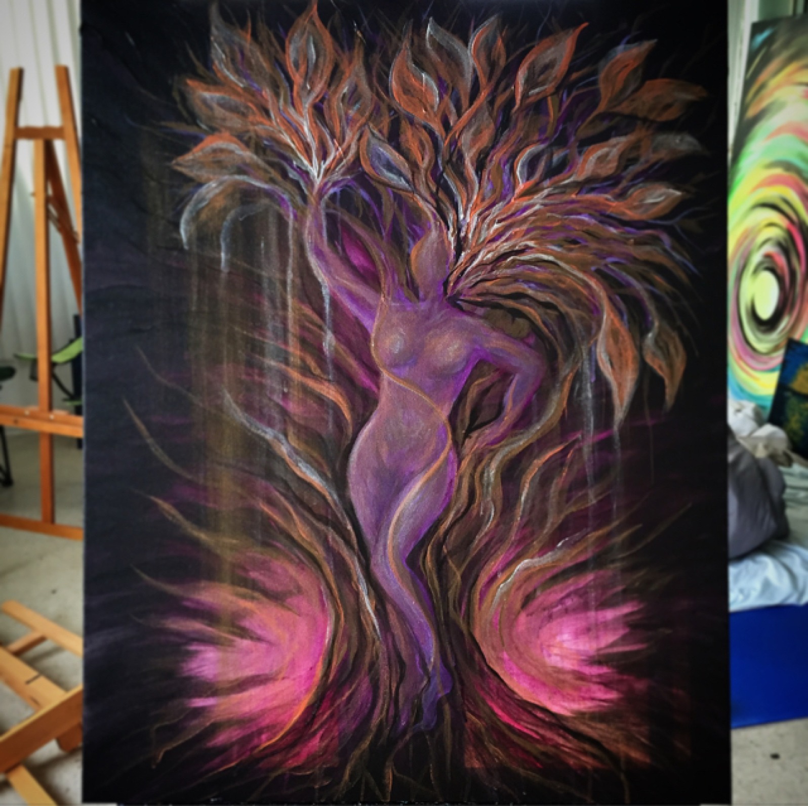 Latest Creation: Purple Tree Goddess