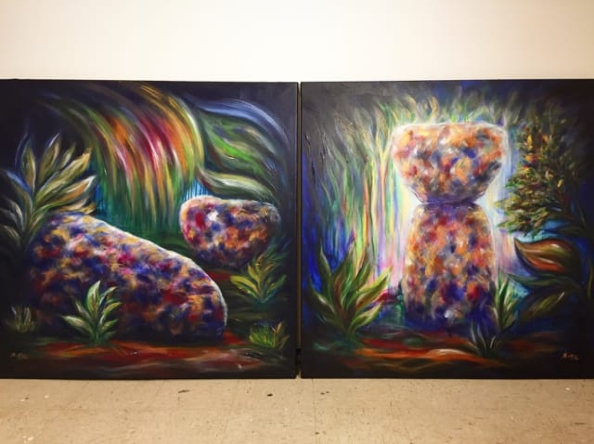 King’s Restaurant Guam Commission Artworks