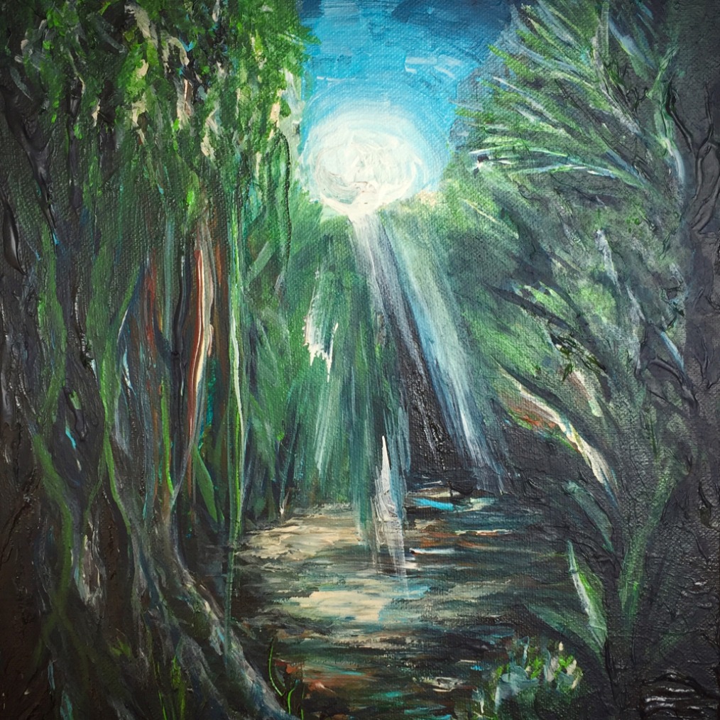 Moonlit Jungle- SOLD