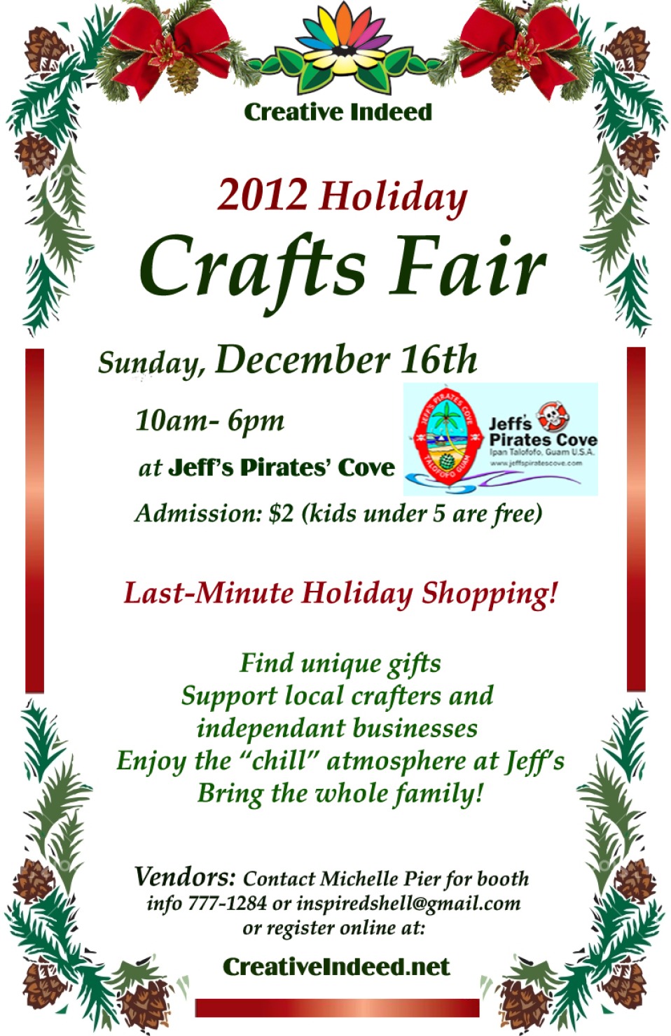 2012 Holiday Craft Fair at Jeff’s Pirates’ Cove on Guam