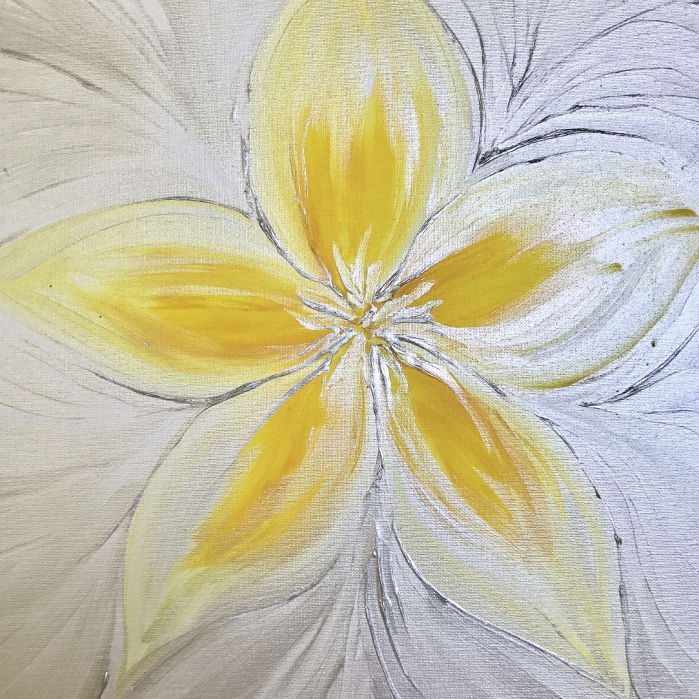 Illuminated Plumeria- SOLD