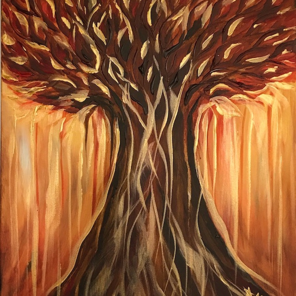 Gold Fire Spirit Tree