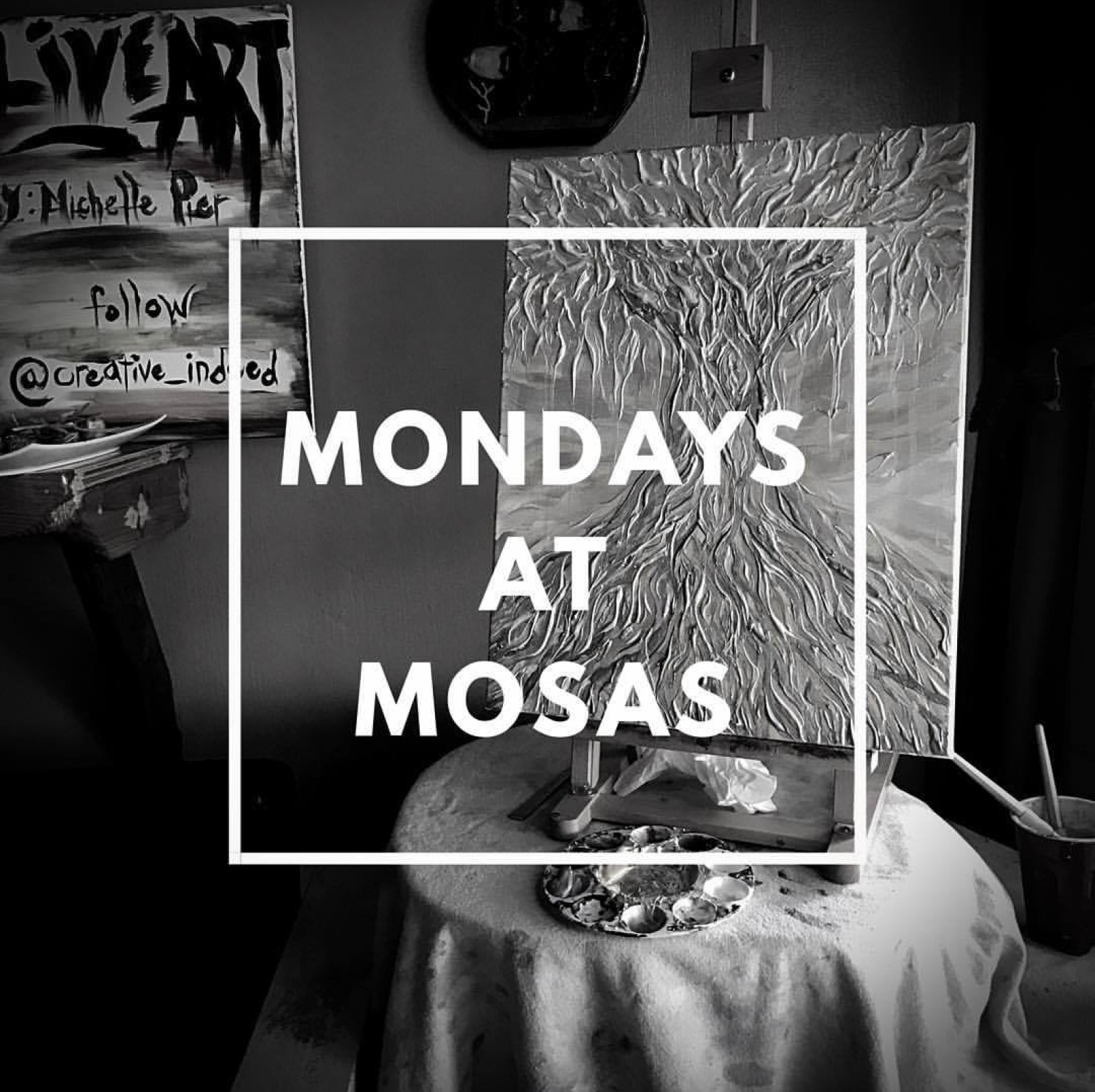 Live art Mondays at Mosa’s Joint on Guam!