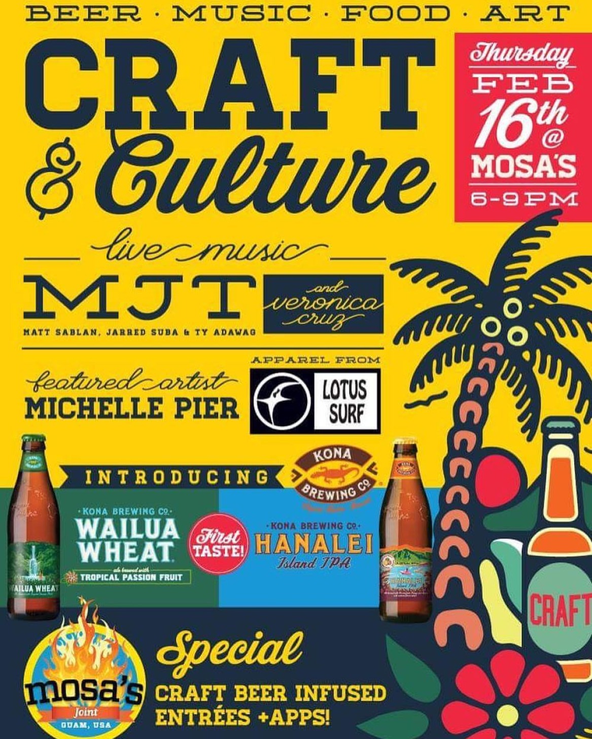 Craft N Culture Event at Mosa’s Joint in Hagatna!