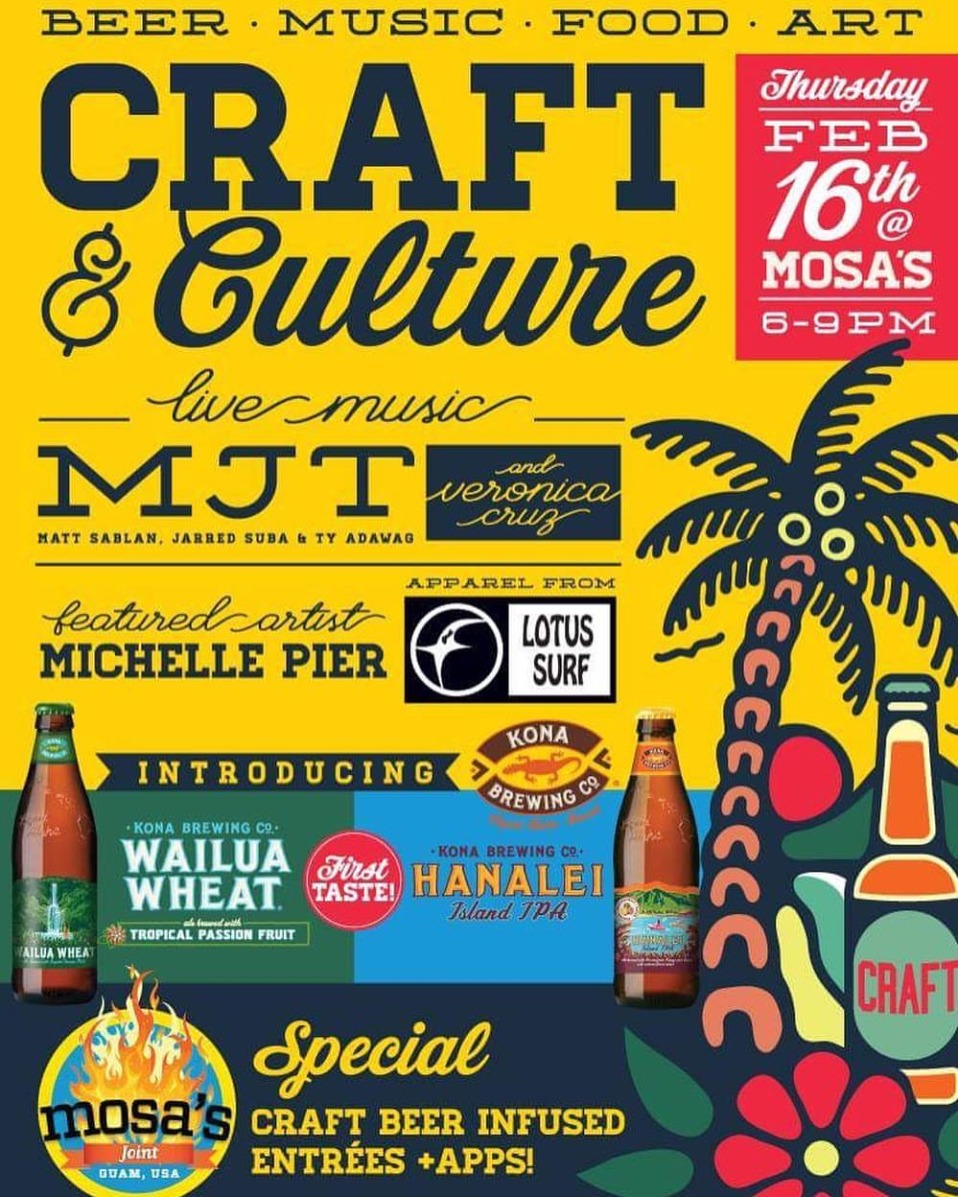 Craft N Culture Event at Mosa’s Joint in Hagatna!