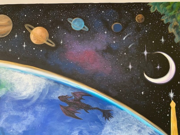 Playroom Earth Mural 5