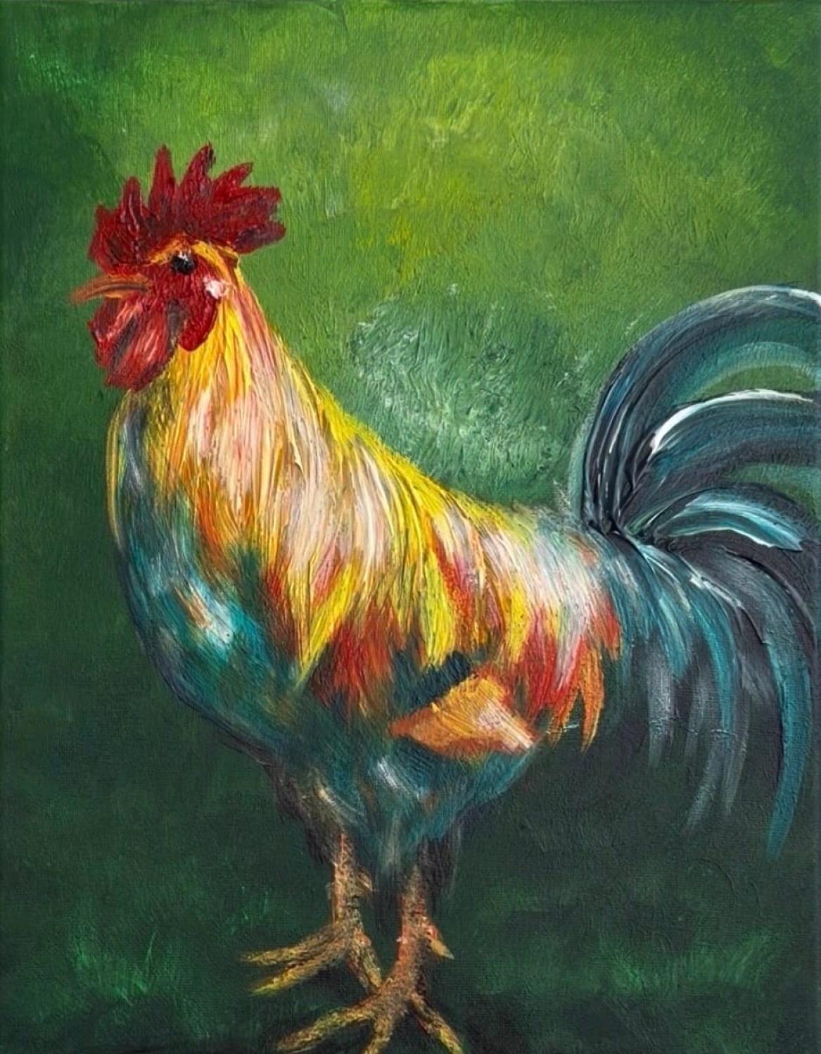Rise & Shine Rooster- SOLD