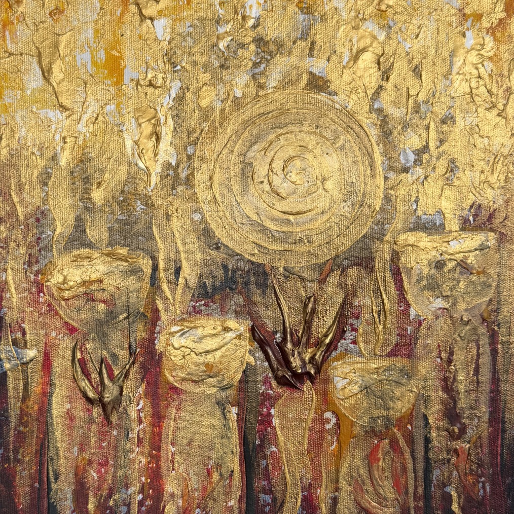 Abstract Golden Lattes