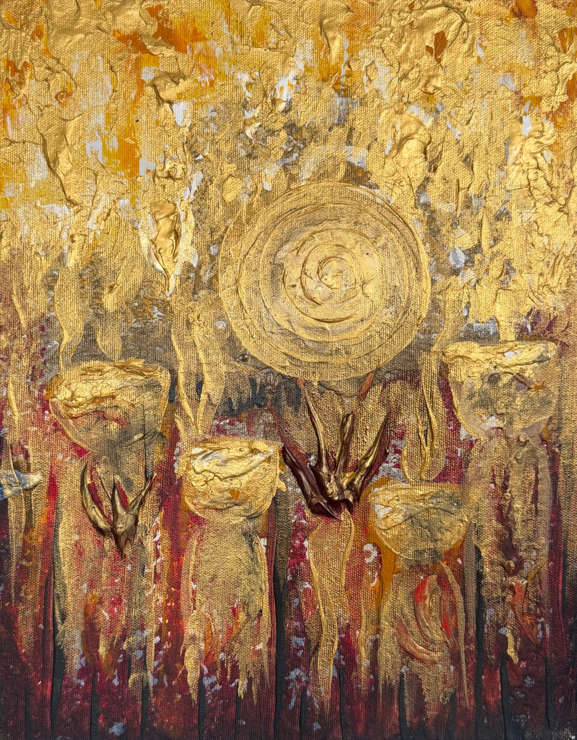 Abstract Golden Lattes