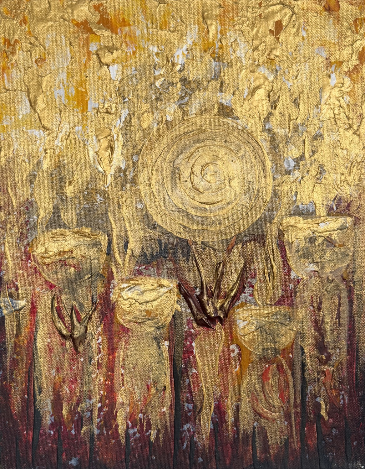 Abstract Golden Lattes