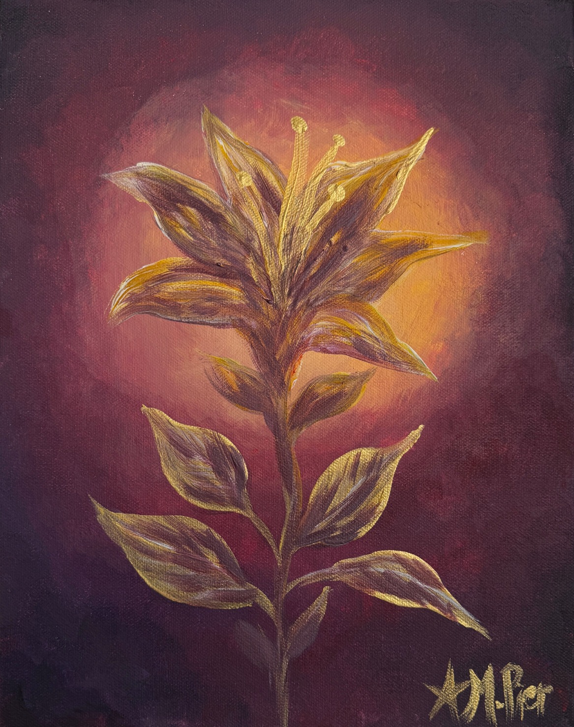 Glowing Lily- SOLD