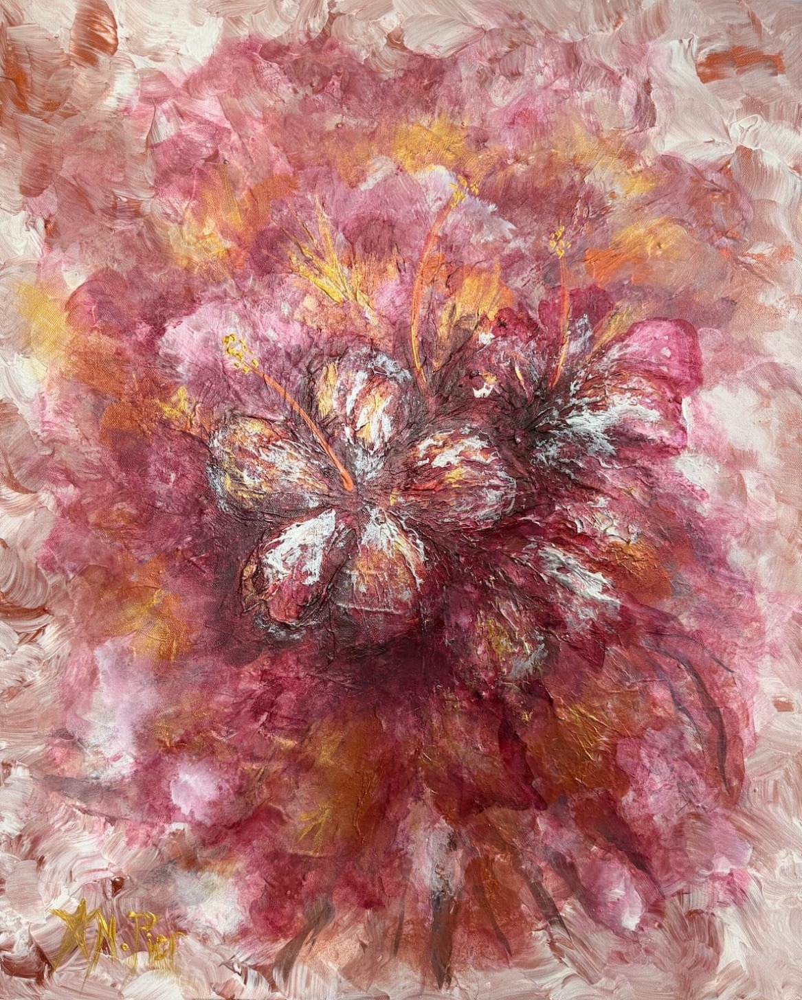 Abstract Blossoms- SOLD