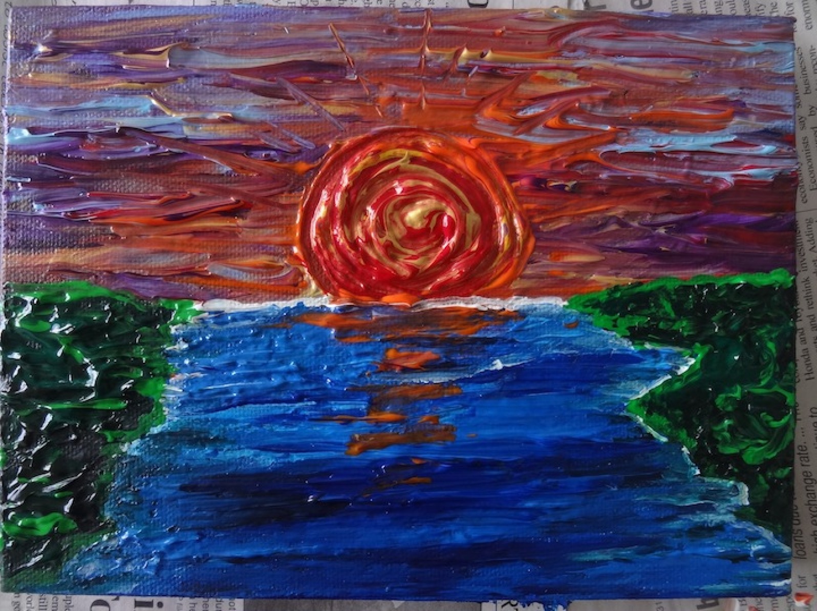 Latest Creations: Scenery, Spirals & Moonlit Water