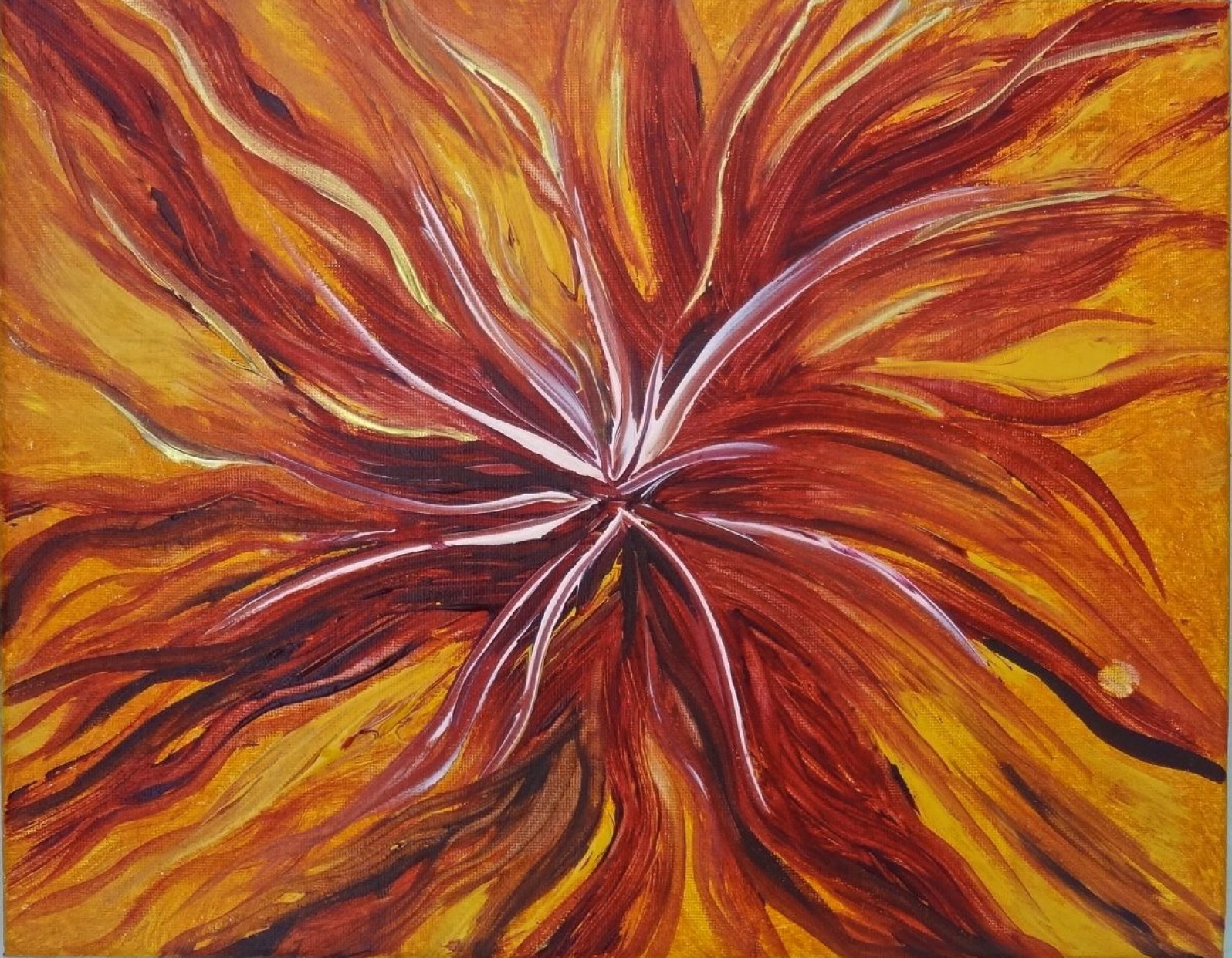 Vibrant Abstract Hibiscus