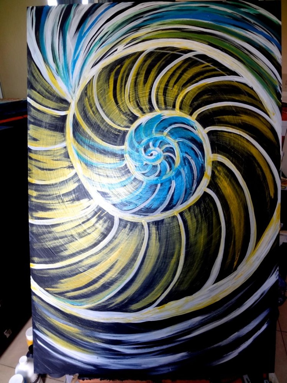 Creative Spotlight: Nautilus Painting In Progress PART 1