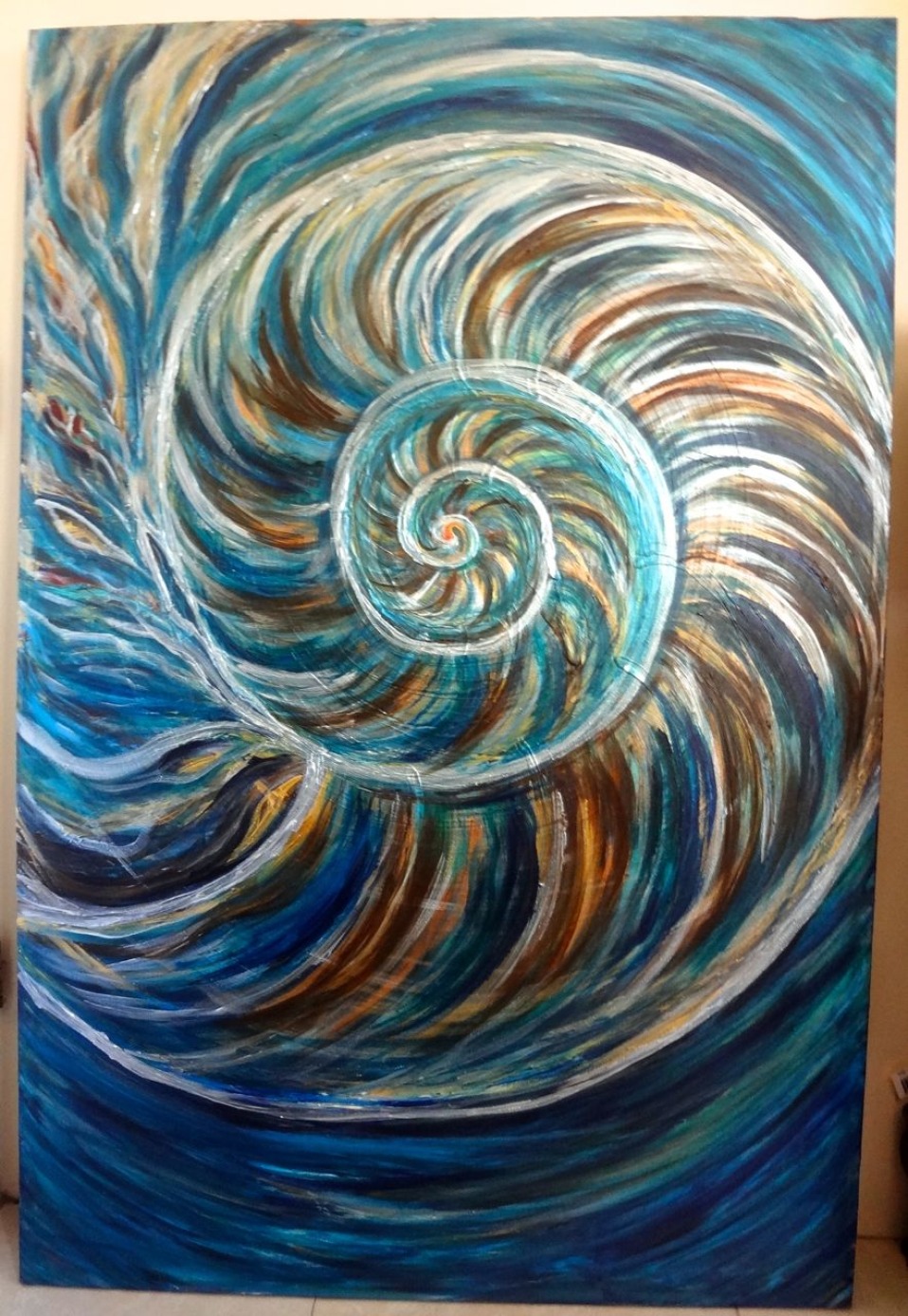Creative Spotlight: Nautilus Painting in Progress PART 3