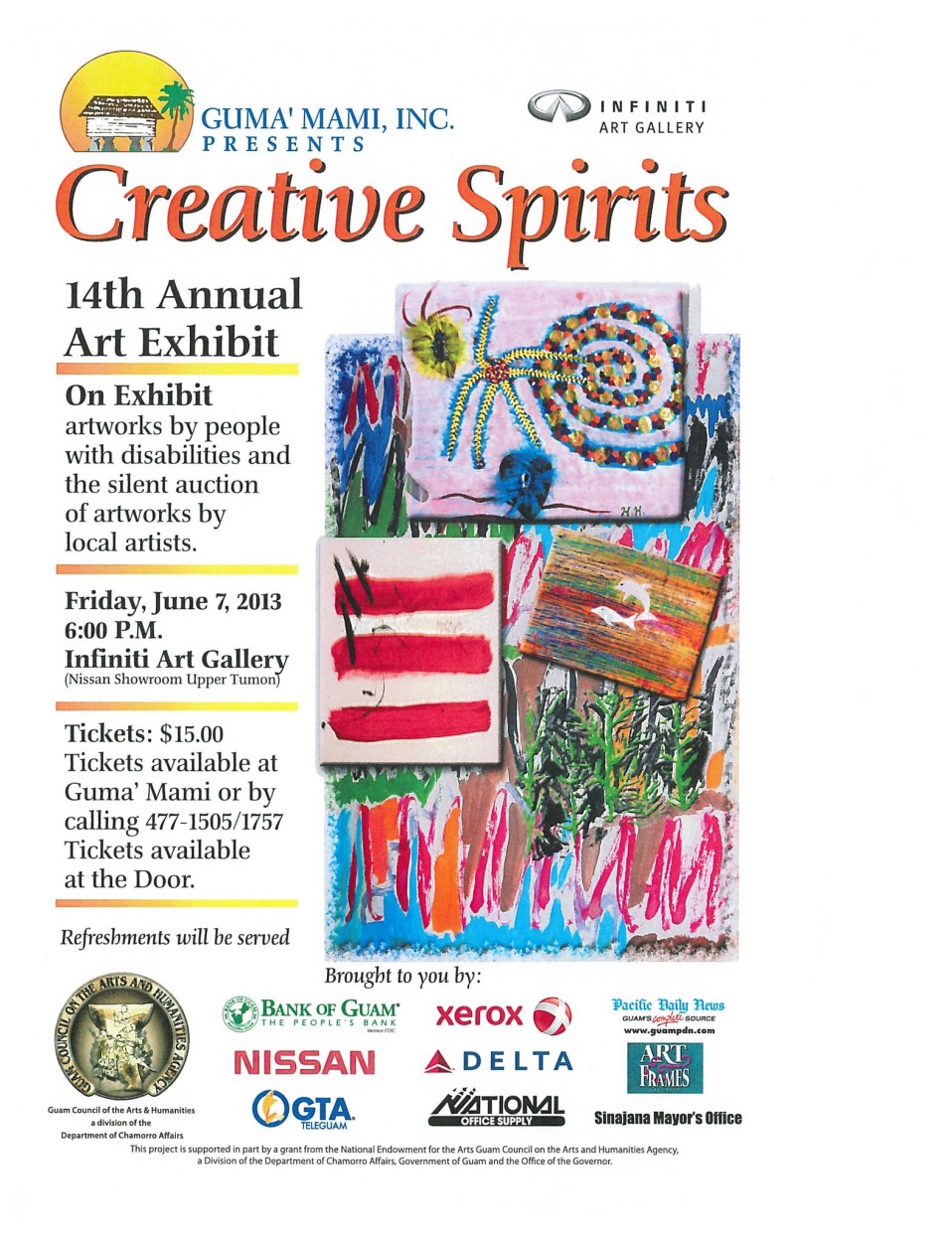 2013 Creative Spirits 14th annual Art Exhibit on Guam