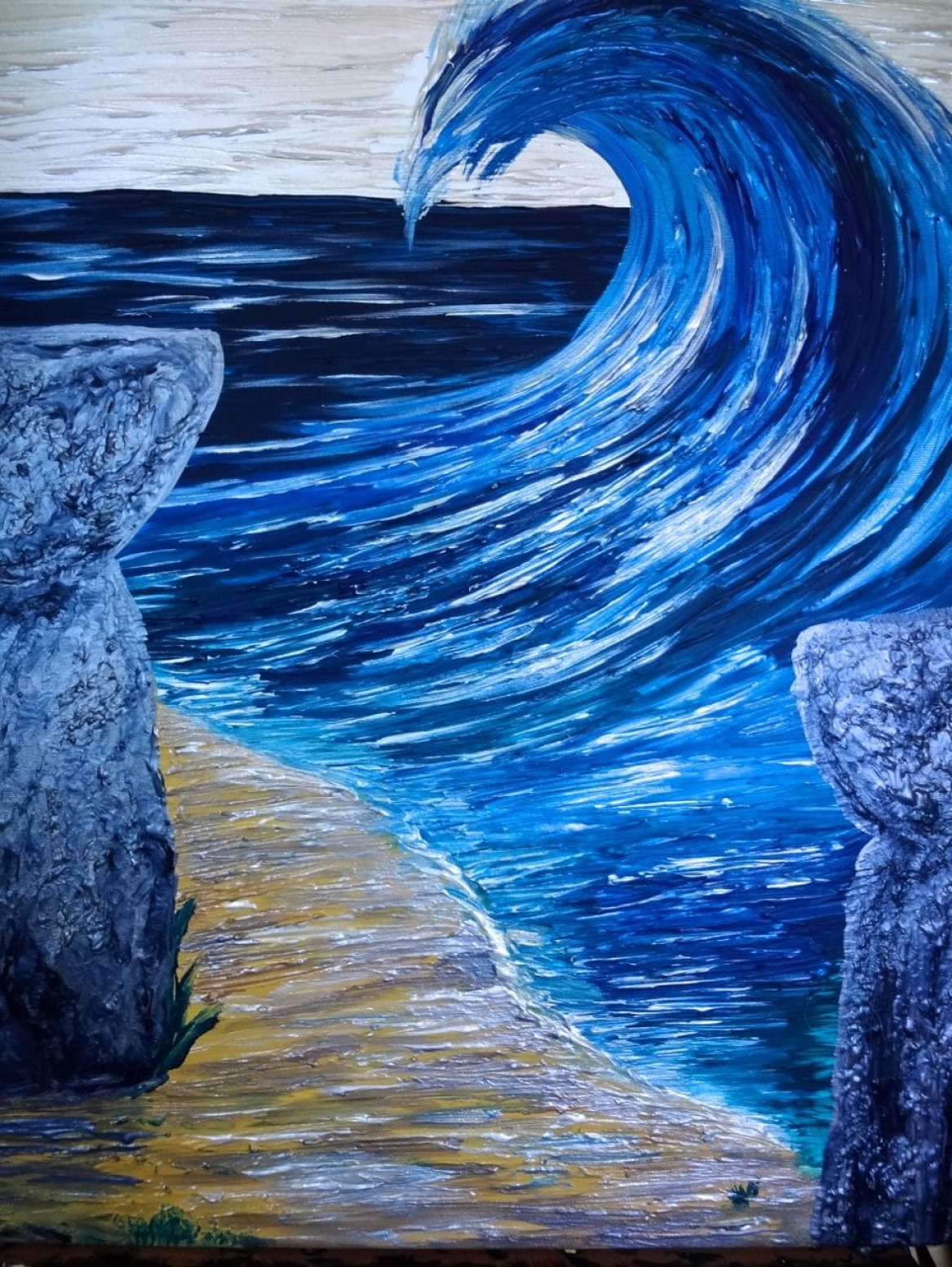 2 Latte Stones & Wave