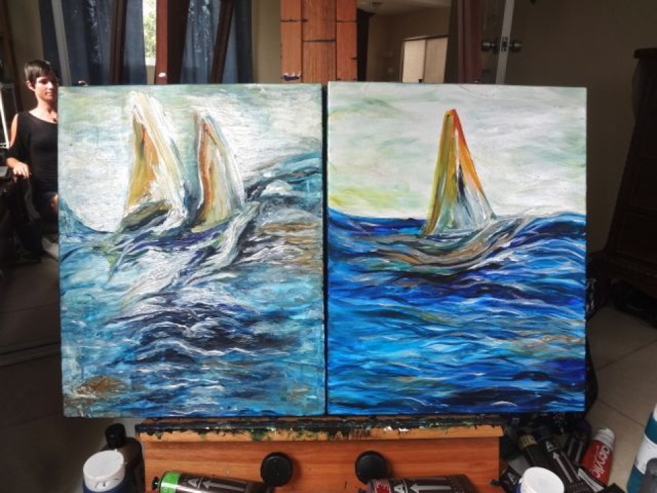 Creative Spotlight: Sailing Away Paintings + Video