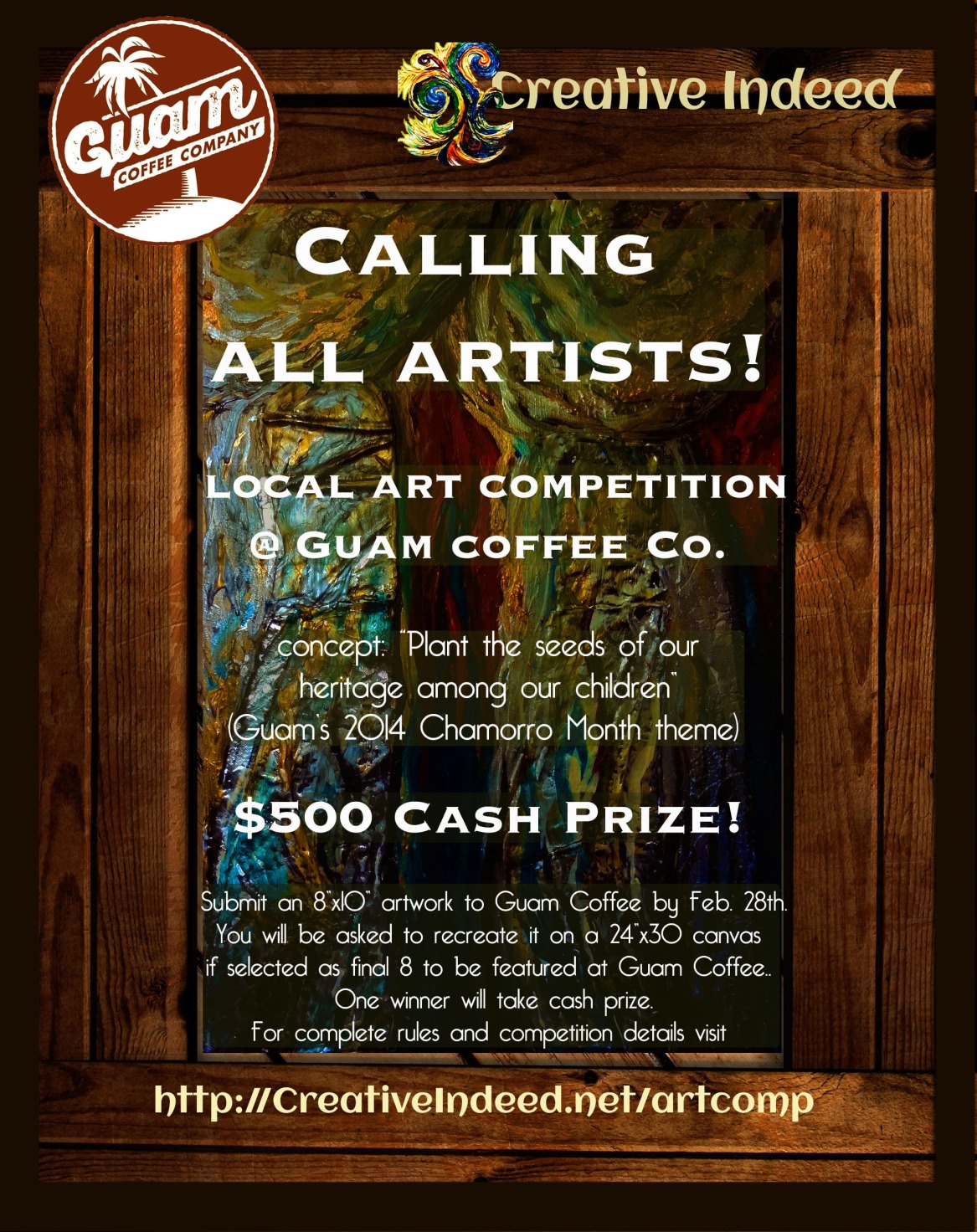 Creative Indeed & Guam Coffee Co. Host Local Art Competition