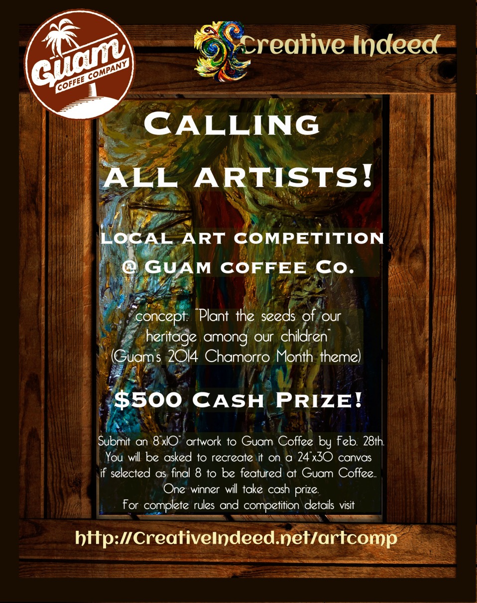 Creative Indeed & Guam Coffee Co. Host Local Art Competition
