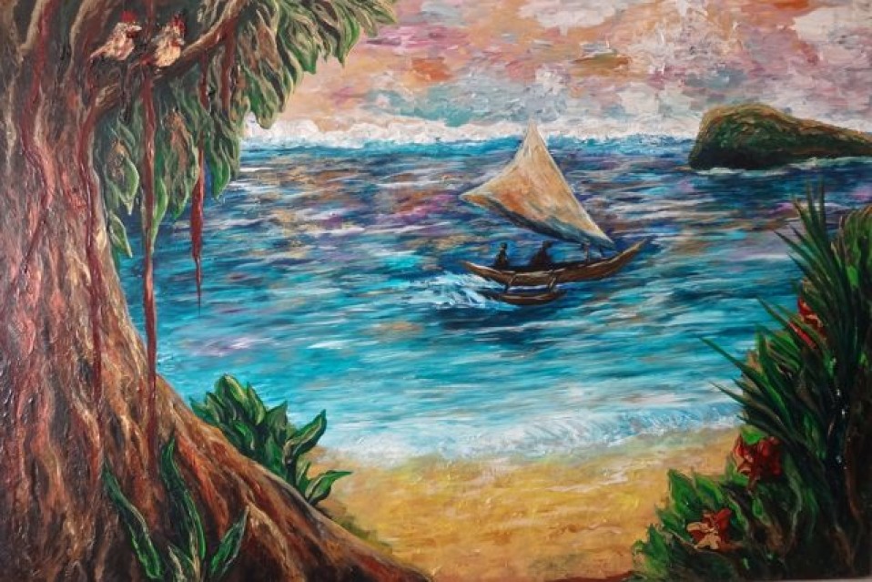 Creative Spotlight: Guam Lagoon Commissioned Painting