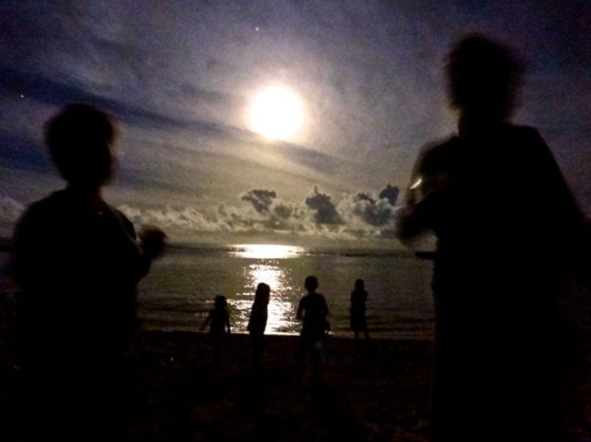 Full Moon April 2014 on Guam ~ Beach Adventure