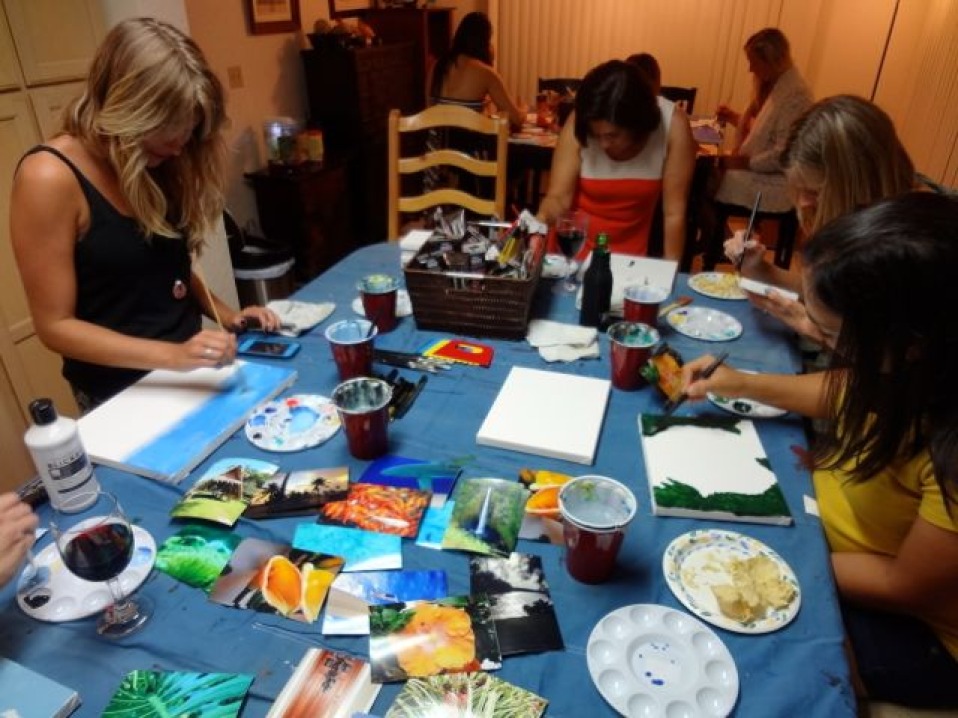 Private Creative Sessions ~ Host Your Own Art & Wine Night