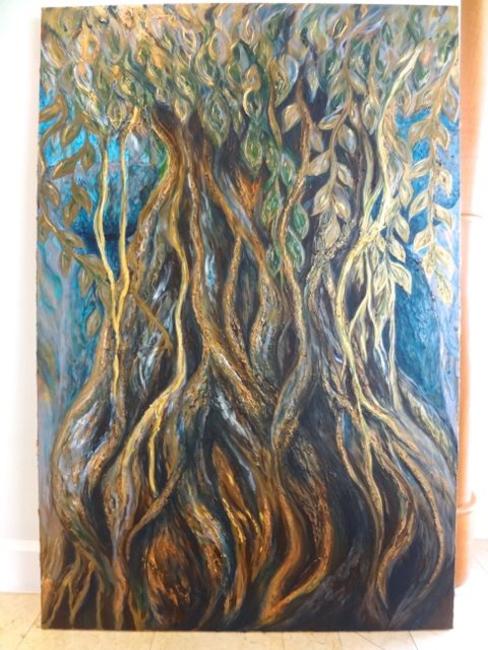 Large Metallic Spirit Tree Commission