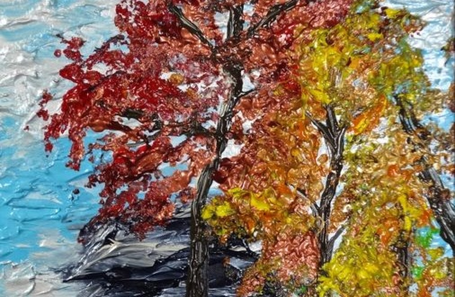 Creation Spotlight: An East Coast Autumn Painting