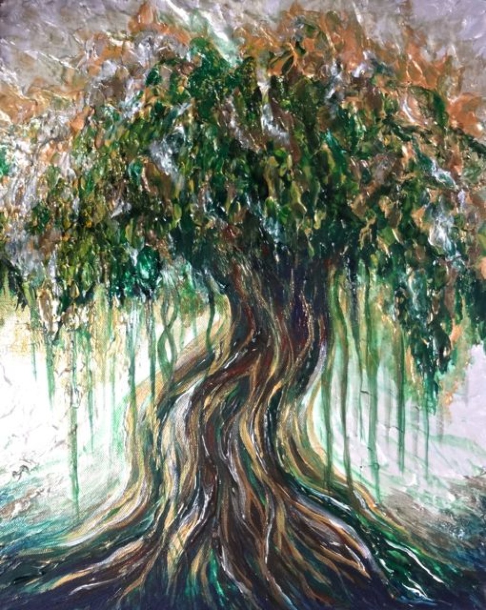 Nunu Tree of Abundance Painting