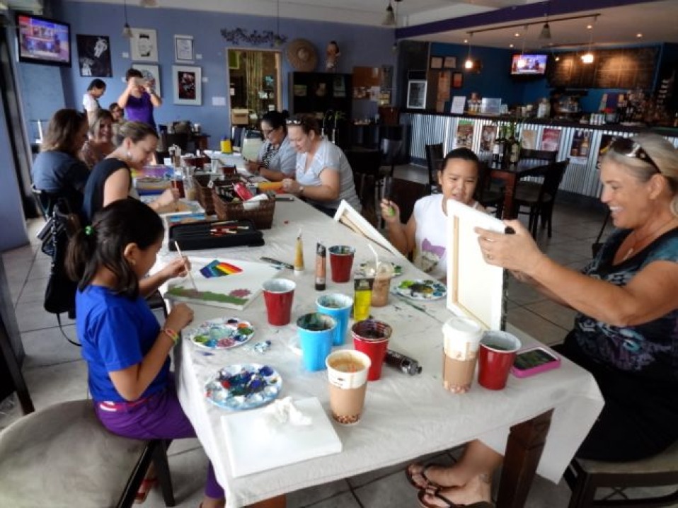 Painting in the New Year: First Creative Session of the Year at Guma Tasa