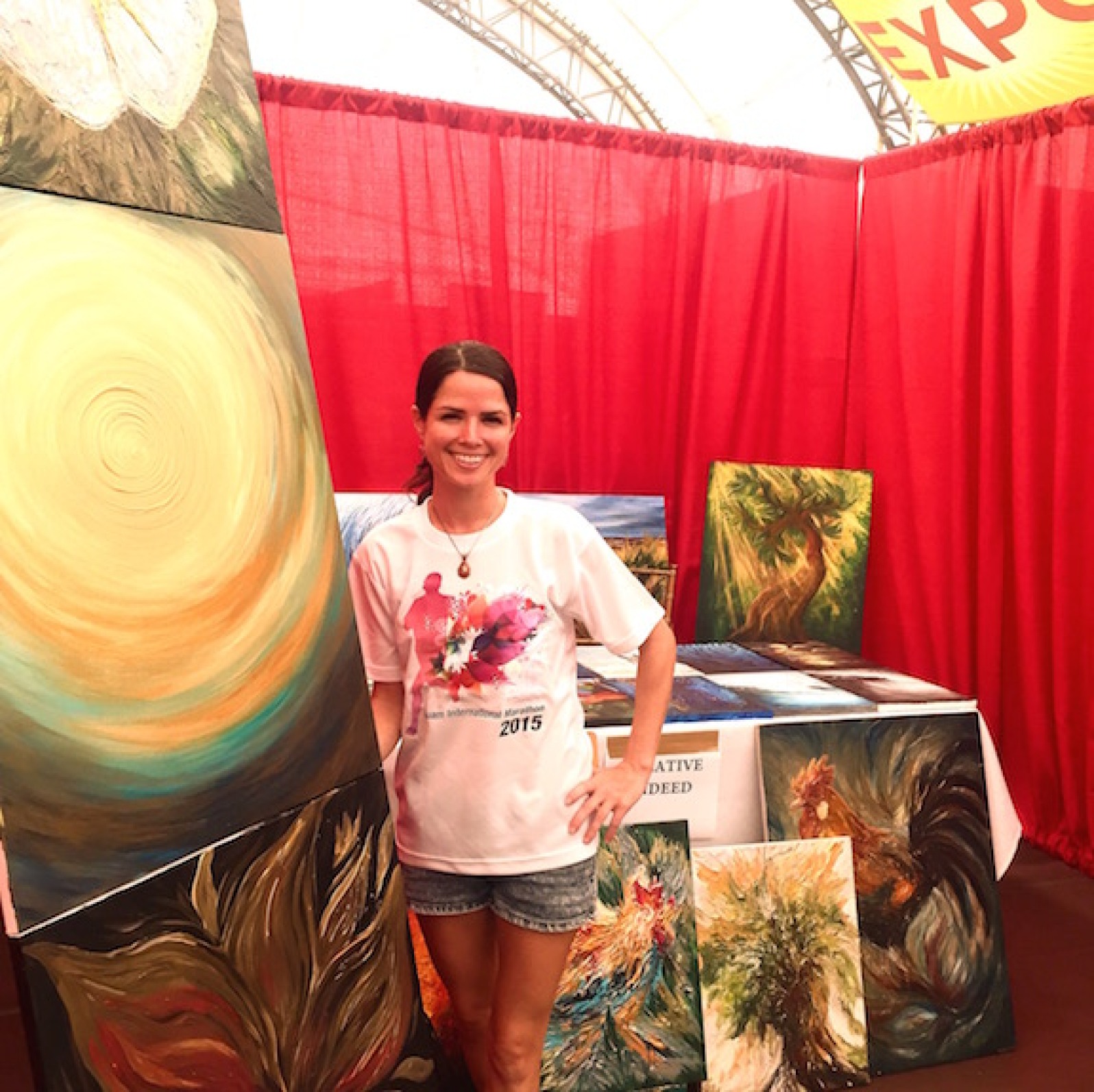 Creative Indeed Exhibits Art at the Guam International Marathon Expo