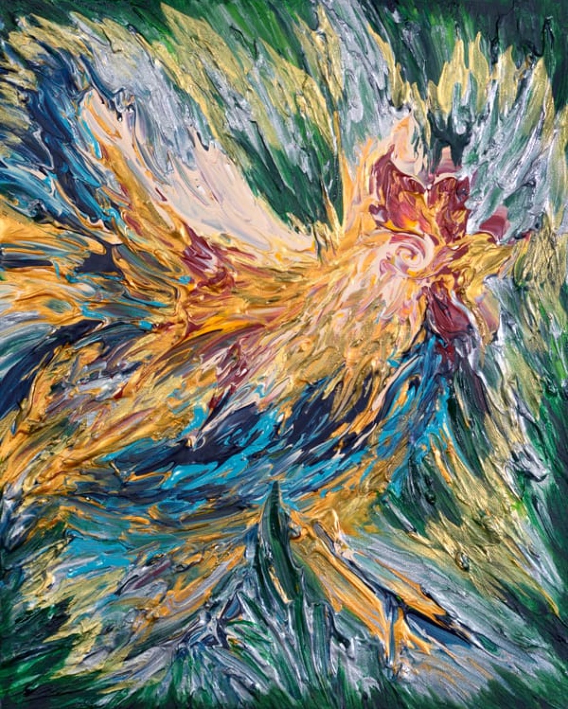 Abstract Rooster