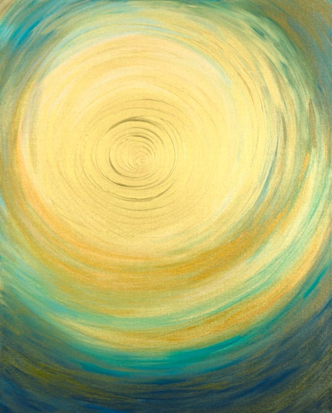 Gold & Blue Spiral