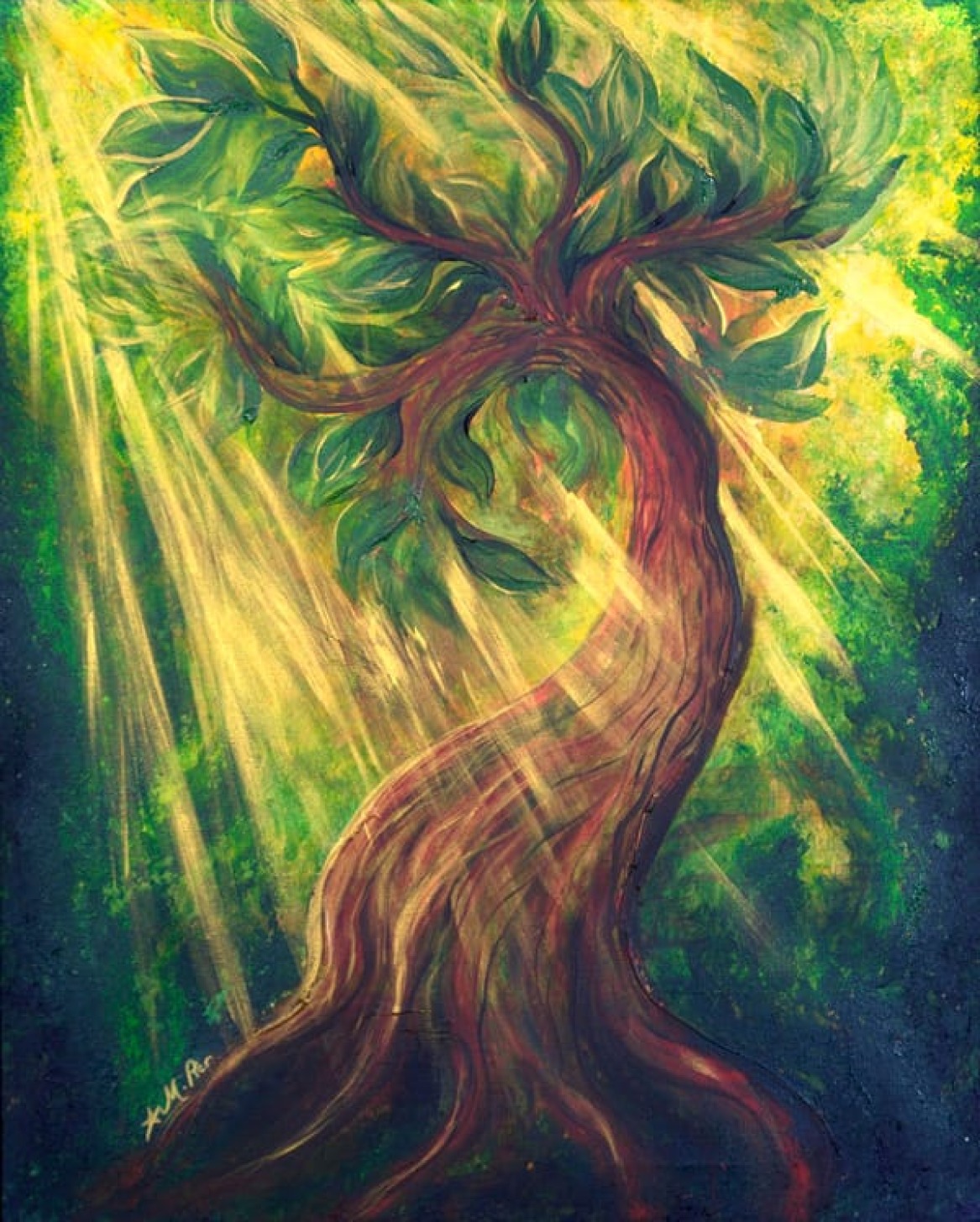 Sunlit Tree