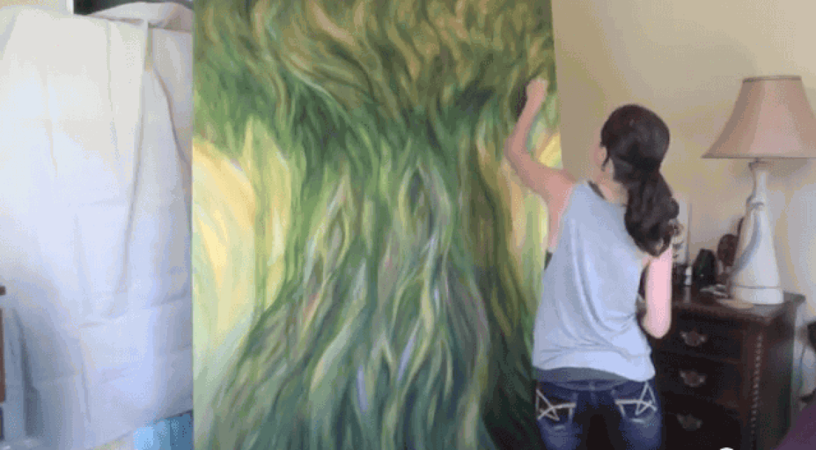 Time-lapse Video of the Tree of Wisdom Painting from Start to Finish!