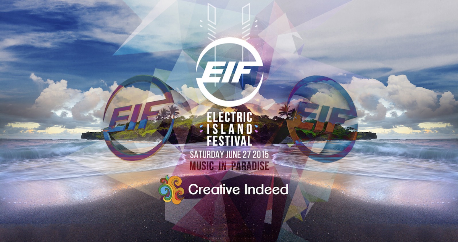 Live Art by Michelle Pier at the 2015 Electric Island Festival in June